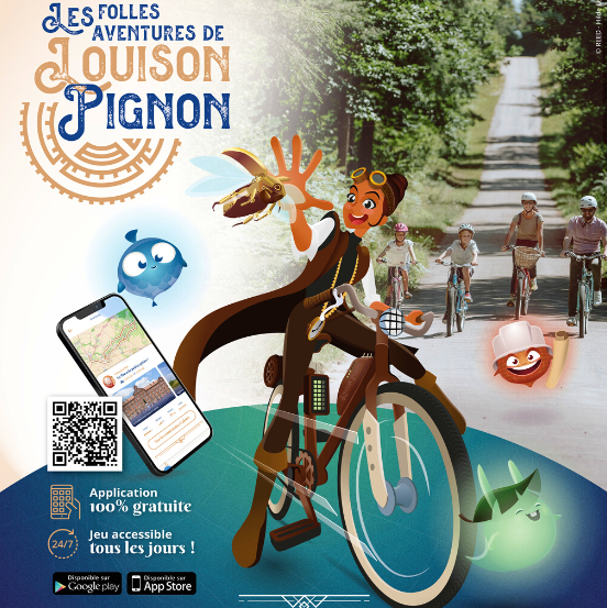 Application les folles aventures de Louison Pignon