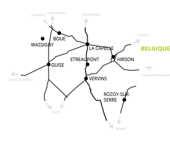 La carte de Thiérache