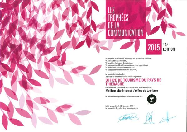 2ème aux trophées de la communication