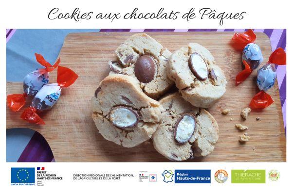 Cookies aux chocolats de Pâques