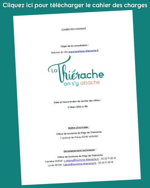 couverture cahier des charges site Thiérache