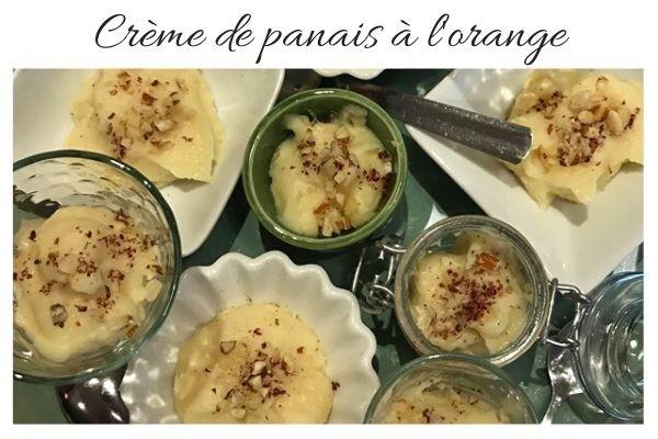 Crème de panais à l'orange