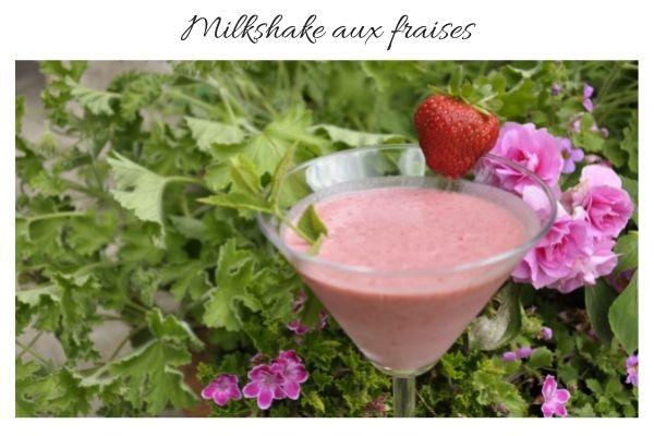 Milkshake aux fraises