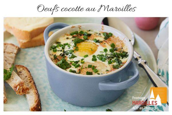 oeufs cocotte au Maroilles