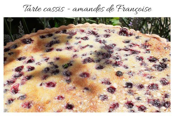 tarte cassis amandes