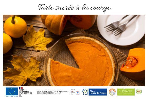 tarte sucrée à la courge