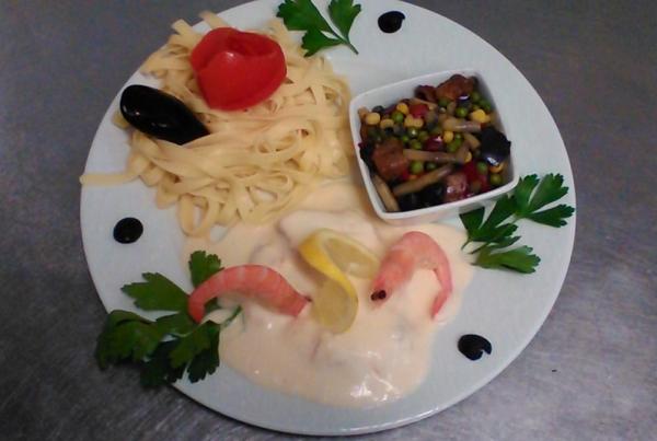 Truite sauce beurre blanc