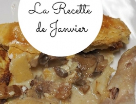 Recette de janvier 2016 - Chicken pie de Thiérache