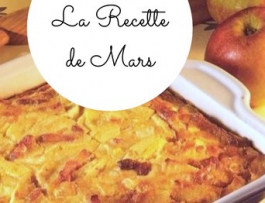 Clafoutis aux pommes et maroilles