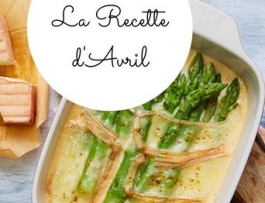 Gratin d'asperges au maroilles